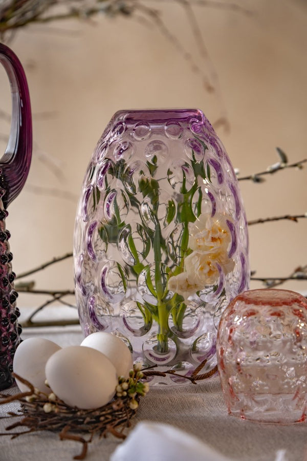 Lilac Kugel Vase Tall - KLIMCHI